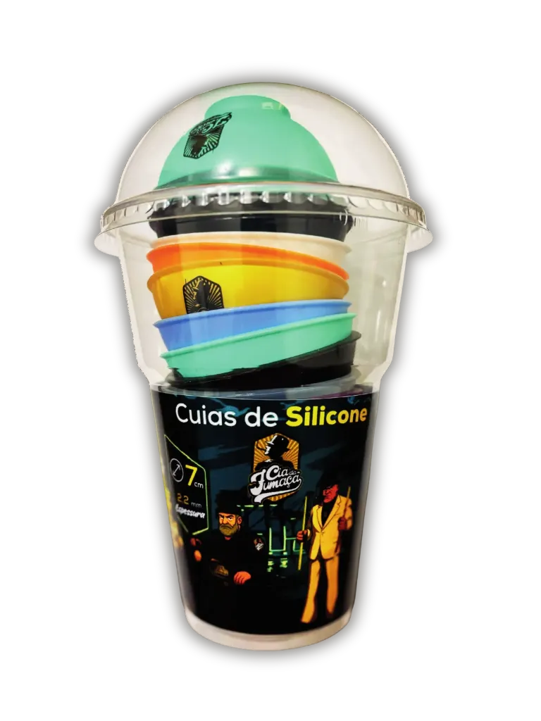 Pote c/ 16 Cuias de Silicone - ⌀ 7cm / 2.2mm (ESPESSURA)