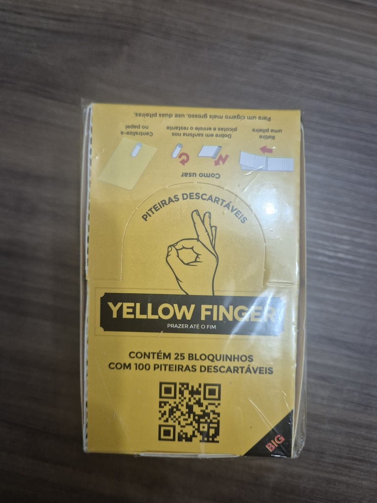 Piteira de Papel Yellow Finger Big